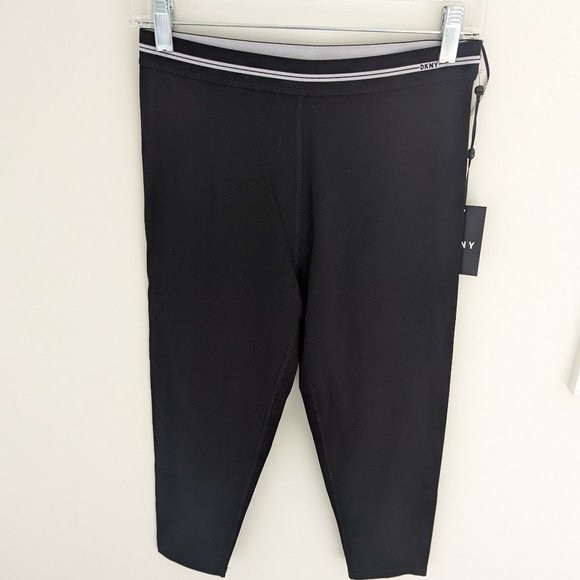 DKNY Logo Capri Leggings Size Small - Picture 3 of 3